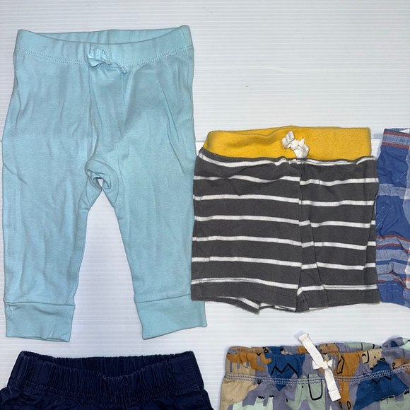 Baby Boy Lot of 8 bottoms Pants Shorts Most 9 Months, 1 6 months Clothing Bundle - Picture 10 of 14
